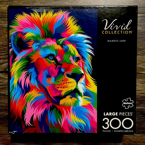Buffalo Games Other - Buffalo Games - Majestic Lion - 300 Large Piece Jigsaw Puzzle
